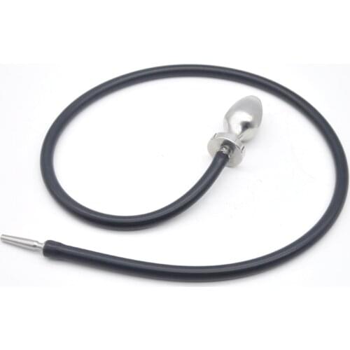 Super Long 920mm Stainless Steel Hollow Anal Plug Irrigation Vaginal Flushing Masturbation Unisex Adult Anus Expansion Sex Toys