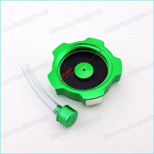 Petrol Gas Fuel Green CNC Tank Cap Cover For GPX XR YCF DHZ SSR Pit Dirt Bikes Stomp Motocross Atv Quads