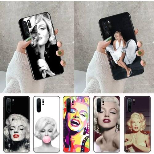 Sexy Girls Marilyn Monroe Phone Case For Huawei NOVA 2 2i 2s 3i 4 4e 5 plus P10 lite 20 P20 pro honor10