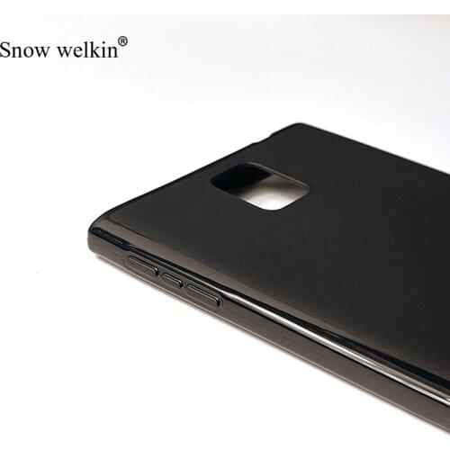 Black Anti Skidding Gel TPU Slim Soft Case Back Cover For Blackberry Passport Q30 Mobile Phone Rubber silicone Cases