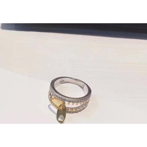 Designer Fashion 925 Sterling Silver Jewelry 3A Cubic Zirconia Party Ring