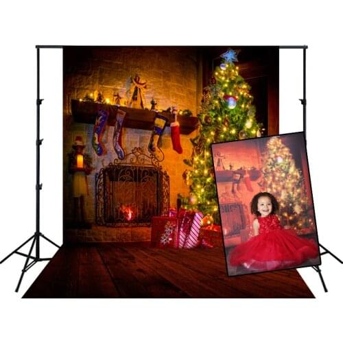 HUAYI Photography Backdrop Christmas Xmas Family Party Photo Booth Background Newborns Child Birthday Studio Backdrop XT-4725