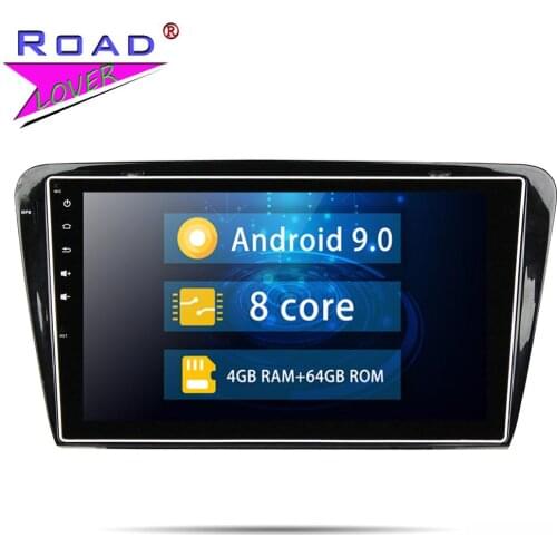 Head Unit Android 9.0 Car PC Multimedia Player Radio For Skoda Octavia 2014-2015 Stereo GPS Navigation Automagnitol 2 Din NO DVD