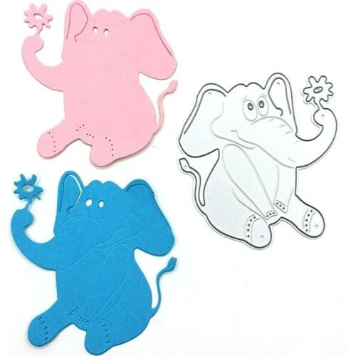 Julyarts Elephant Metal Cutting Dies New 2021 Craft Paper Metal Mold Scrapbook Embossing Paper Craft Knife Mould Stencil Dies