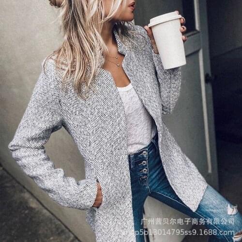 2021 new autumn and winter thickened short woolen coat