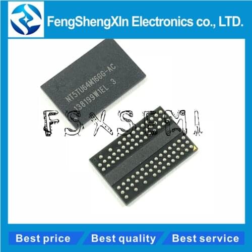 10pcs/lot NT5TU64M16GG-AC DDR2 1G Memory chips