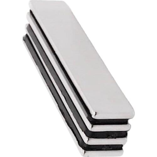 200pcs 50x10x2 50x10x3 50x10x5 50x10x10 mm Strong Powerful Block Square Magnet Craft Model Rare Earth Neodymium Permanent Magnet