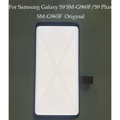 Original For Samsung Galaxy S9 G965F and S9 Plus G965F LCD Touch Screen Digitizer LCD Display no defects