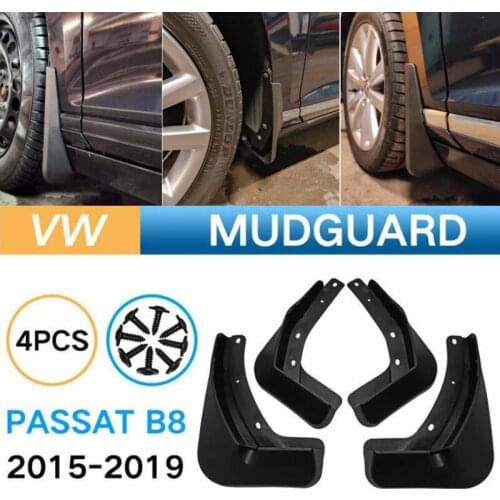 Front Rear Mudflasp Mudguard Fender Mud Flap Guard Splash Car Accessories Auto Styling For Volkswagen VW Passat B8 2015-2019