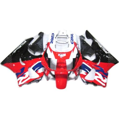 Plastic fairing kit for HONDA CBR900RR 893 1996 1997 Red Black White Fairings CBR893RR 96 97 XF60