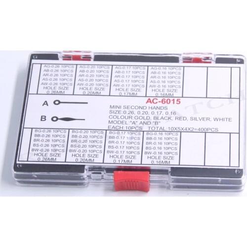 Watch Small Sub Second Hands In Stick And Leaf Hole Sizes .26, .20, .17 and .16mm