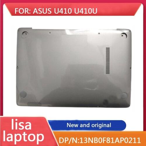 Suitable For Asus U410 U410U Notebook Bottom Cover Host Lower Cover D-Shell Silver Case 13NB0F81AP0211 Brand New