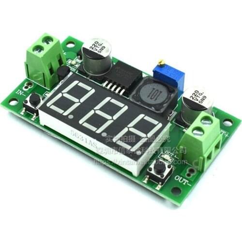 1PCS LM2596 High power step-down module DC-DC With digital voltage display