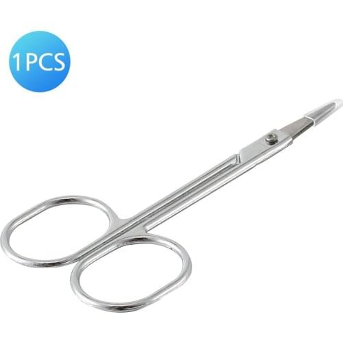 Durable Nose Hair Scissors Universal Small Eyebrow Cutter Stainless Steel Makeup Scissors Beauty Makeup Tool