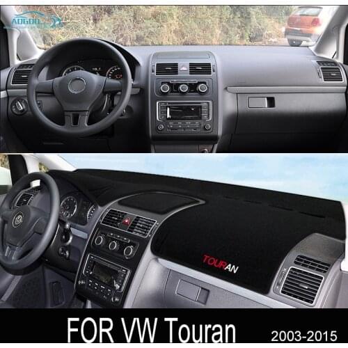 Anti-Slip Mat Dashboard Cover Pad Sunshade Dashmat Accessories For Volkswagen VW Touran MK1 2003-2015 2004 2005 2010 2011 2012