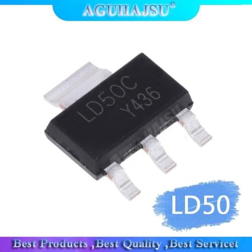10pcs/lot Regulators LD1117S50 LD50 screen SOT-223 new original