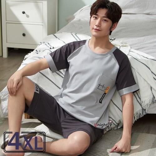 Mens Cotton Shorts Pajamas Trousers for Men Home Clothes for Men Large Size 4XL Pajamas 115KG Wear Sleepwear Pijama Hombre