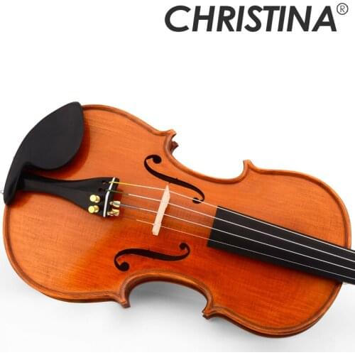Christina EU4000A Master Violin 4/4 Made in Europe Maple Flamed Violin High-grade Handmade violins with fiddle case bow rosin