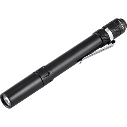 Pen LED Flashlight High Brightness Max 245lm 4 Modes Switchable IPX8 Waterproof 6000K Long Lifespan No Noise Current