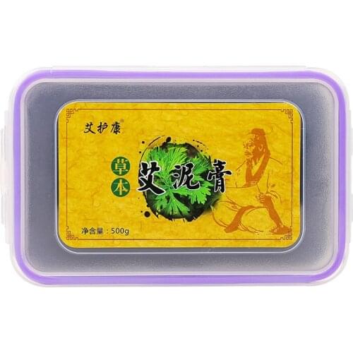 Herbal mud moxibustion dehumidification general hot compress joint palace cold moxibustion mud therapy cream 500g