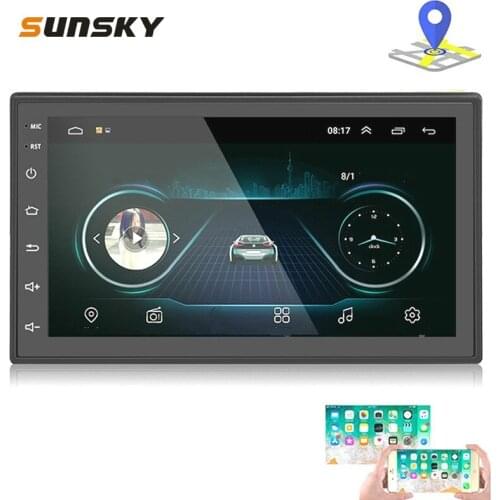 Universal Car Radio Player HD 7 inch 1GB+16GB Android Navigation MP5 Player GPS Bluetooth Car Navigation All-in-one