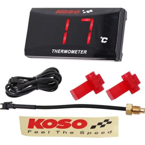 Universal 12V Motorcycle KOSO mini Digital Displayer volt meter Voltmeter For Honda Kawasaki Suzuki Yamaha Xmax 300 Nmax CB400
