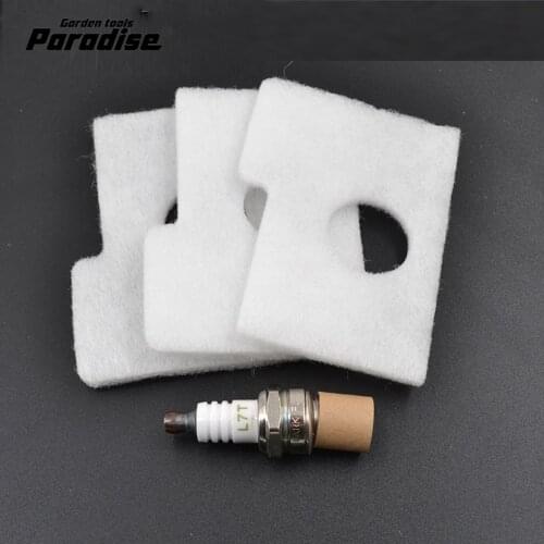 PARADISE 3X Air Filter & L7T Spark Plug For Stihl Chainsaw 017 018 MS180 MS170 MS 170 180 Replce 1130 124 Replacement Parts