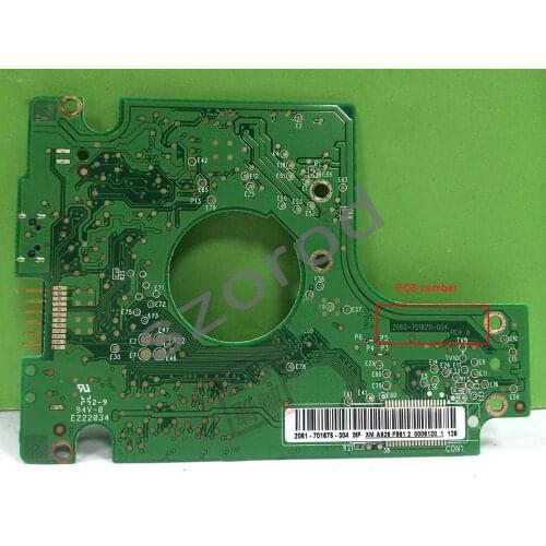 WD 2060-701675-001 REV P1 HDD PCB Logic Board for 2.5 USB Hard Drive WD5000BMVV/KMVV, WD6400BMVV/KMVV, WD7500KMVV, WD10TMVV