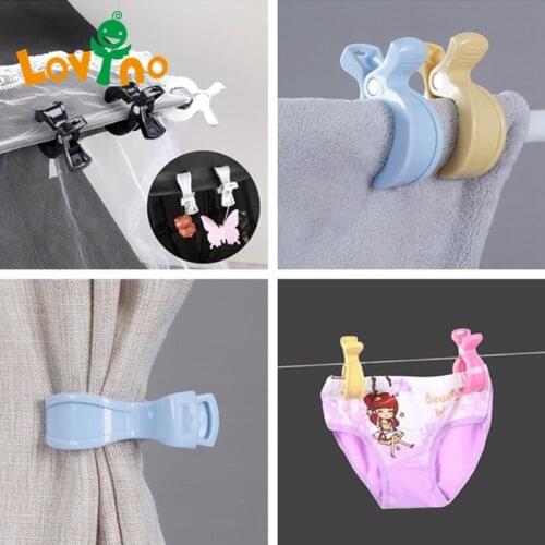 2/4/5pc/Lot Baby Colorful Strollers Accessories Plastic Cart Organizer Bag Accessories Rain Cover Clip for Curtains Blankets