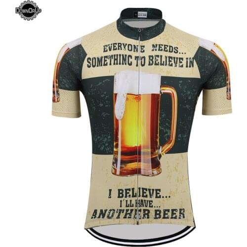 2019 beer cycling jersey ropa ciclismo men short sleeve bike wear jersey summer cycling clothing mountain bicycle clothes MTB