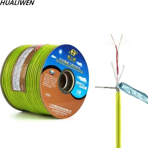 Oxygen-free copper audio cable single-core shielded microphone KTV microphone cable project video line