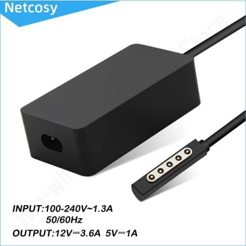 48W 12V 3.6A Power Supply For Surface RT Surface Pro 1 Surface Pro 2 Charger Adapter Including USB 5V 1A for Accessory Charging