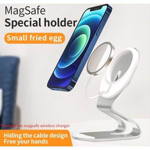 For iPhone 12 Pro Holder Magsafe Universal Cell Desktop Stand for iPhone 12 Pro Max 12 Mini Stand Tablet Mobile Wireless Charger
