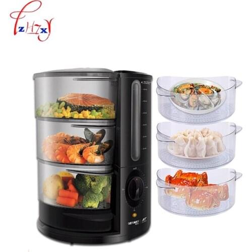 Electric Steamer 3Layers 9L Cooking Steamers Food Vegetable Meat Egg rice Dish Basket Cooker Steamer JET-901