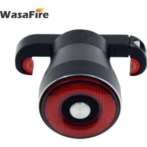 Mountain Bike Accessories USD Chargeable Bicycle Rear Taill Light Smart Brake Mode Bike Light lamps Safety Warning flashlight