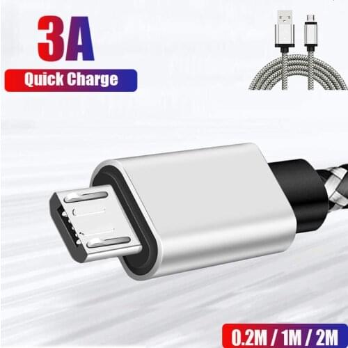 2M Mobile Phone USB C Cable Fast Charging Wire Micro USB Type C Cable For iPhone 11 Xiaomi Redmi Note 10 Pro Samsung USB C Cable