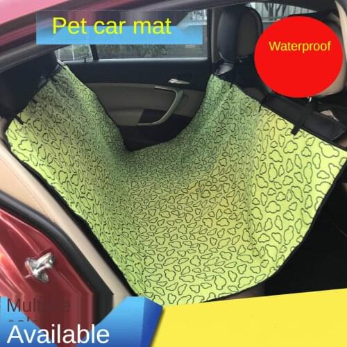 Pet Car Anti-Dirty Pad Seat Cover Protection Golden Retriever Dog Anti-Dirty Double Layer Dog Bed Car Trunk