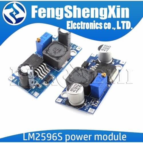 LM2596 DC-DC Step Down Converter Module 3A adjustable step down module LM2596S-ADJ voltage regulator 24V 12V 5V 3V LM2596S