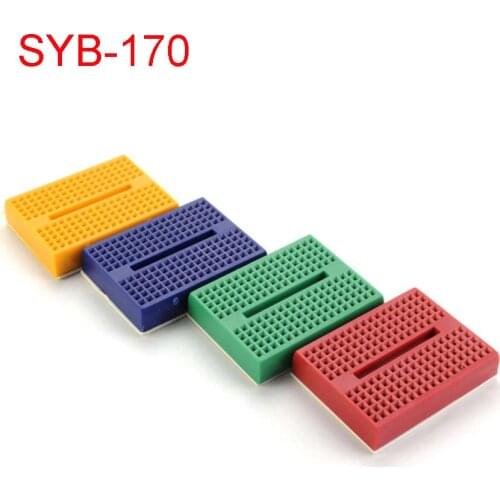 SYB-170 Mini Solderless Prototype Breadboard 170 Tie-points for arduino Diy Kit