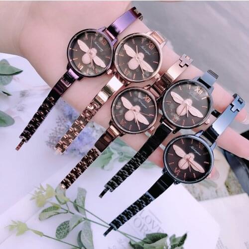 Mobangtuo Womens Leisure Fashion Watch Exquisite Simple Waterproof Student Watch Stainless Steel Quartz Womens Watch