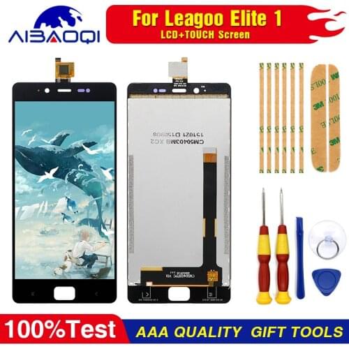 New Touch Screen+1920x1080 LCD Display Assembly Replacement For Leagoo Elite 1 Android 5.1 Phone Replacement Parts FreeTools
