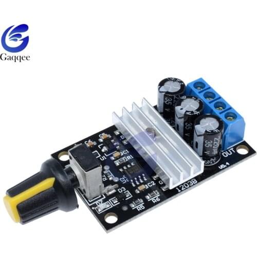 PWM 6V-28V 3A DC Motor Speed Controller Regulator Adjustable Variable Speed Control Switch Fan DC Motor Governor 80W 12V 24V
