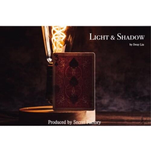 LIGHT AND SHADOW (Gimmicks) by Secret Factory Close Up Magic Tricks Performer Mentalism Psychokinesis