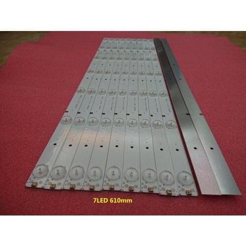 LED backlight strip(11)For HISENSE SVH550AA2_REV05_7LED 55K20DG 55K20PG 55K23DGW 55K23D9W HD550DF-B51 NS-55D550NA15