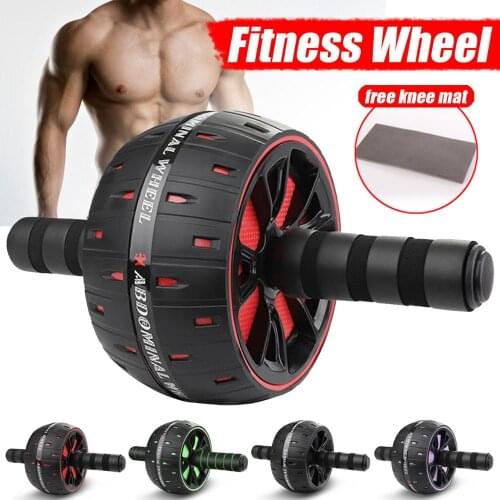 Silent Abdominal Wheel Roller AB Muscle Trainer Gym Home Exercise Body Muscle Building Fitness Equipment
