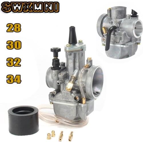 Universal 28mm 30mm 32mm 34mm PWK Motorcycle Carburador For Mikuni Koso ATV Suzuki Yamaha Honda Power Jet