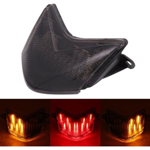 Rear Tail Light Brake Turn Signal Integrated LED Light For Kawasaki Z750S Ninja ZX6R ZX636 ZX-6RR ZX600 2005-2006, ZX10R 06-07