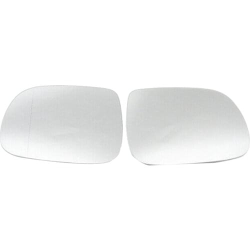 1 Pair L+R Side Wing Mirror Rearview Mirror Glass Heated for - Q5 2009-2017 Q7 2010-2015 8R0857535F 8R0857536F