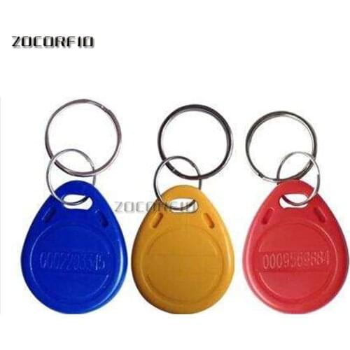 10pcs/lot access control card 2# TK4100 chips 125Khz RFID Proximity ID Card Token Tags Keyfobs for Access Control reader