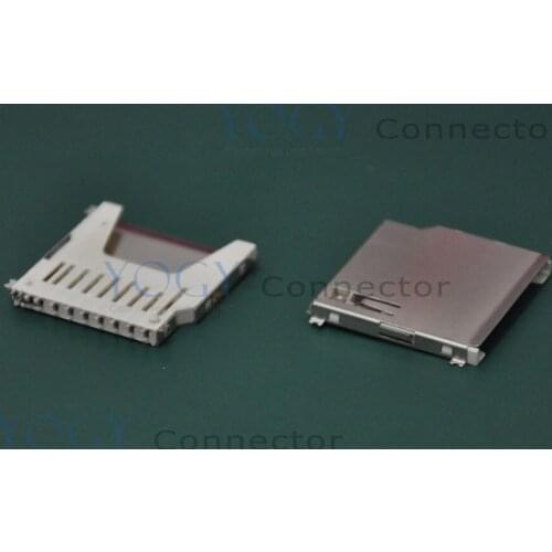 100pcs SD card deck connectors, 9 pin size 25.5*26.5mm, fit for Car DVD, mini PDA, Portable Speaker